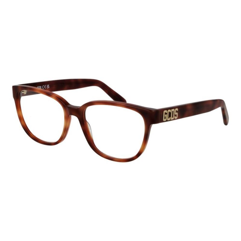 GCDS Brown Plastic Glasses  (Frames)